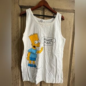 Vintage 90s Bart Simpson SIMPSONS T-shirt Tank Top